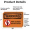 Signmission Pool Closed Do Not Enter OSHA Warning Sign, Vinyl Decal, 10in W x 7in L, 2PK OS-2PACK-WS-D-710-L-12772 - alternate 2